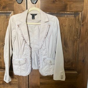 White House Black Market khaki jacket